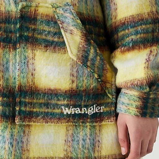 Wrangler Oversized Western Jacket In Very Peri