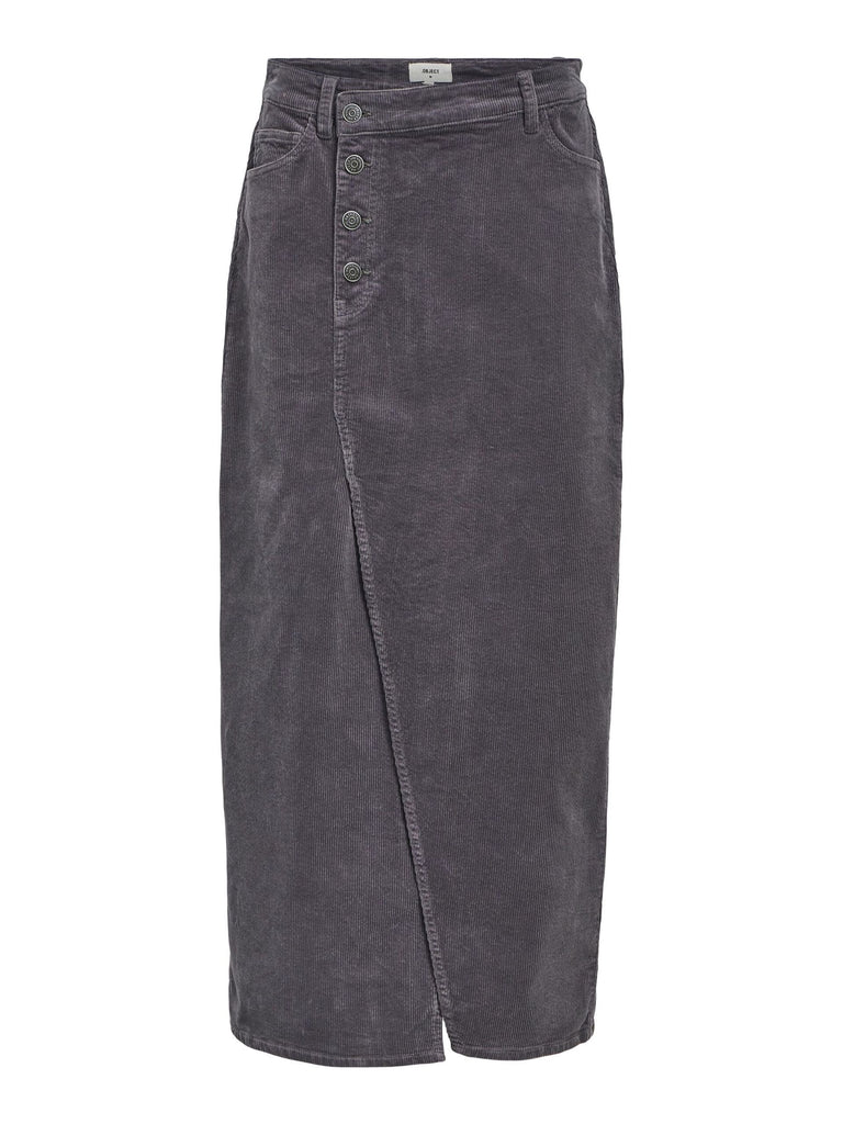 OBJECT Corduroy Maxi Skirt in Magnet