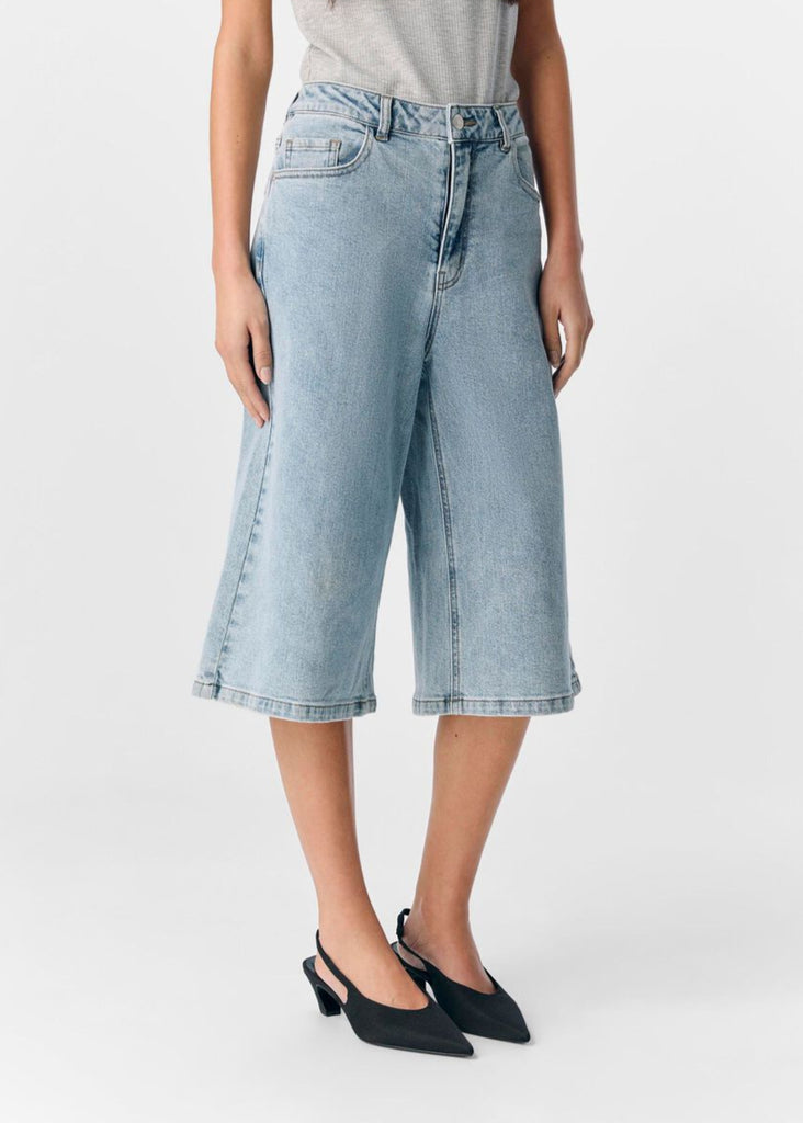 Denim Bermuda Shorts