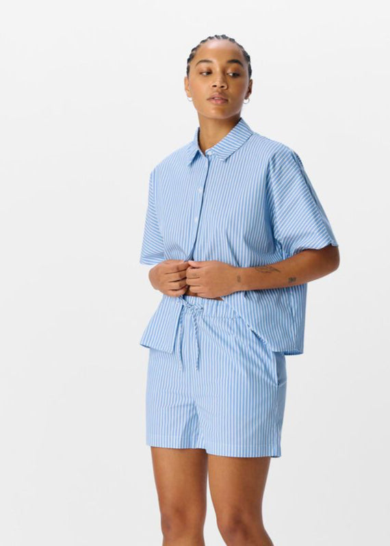 Object Striped Shorts In Cornflower