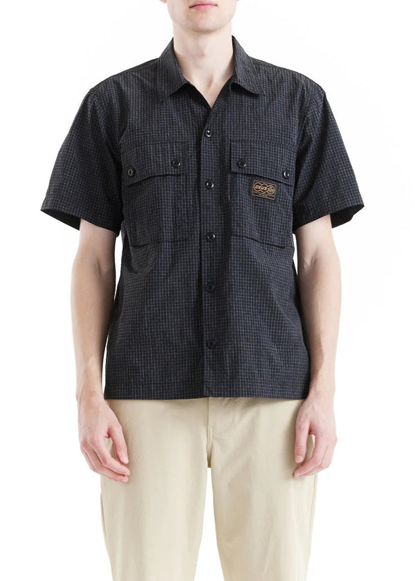 Deus ex Machina Nile Fatigue Shirt In Black