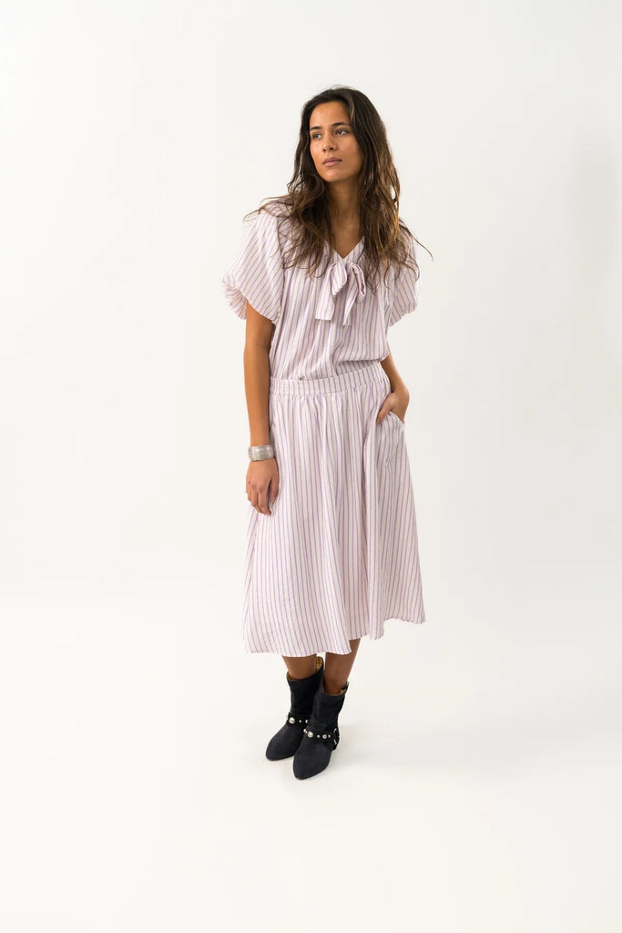 Lollys Laundry Pine Short Sleeve Blouse
