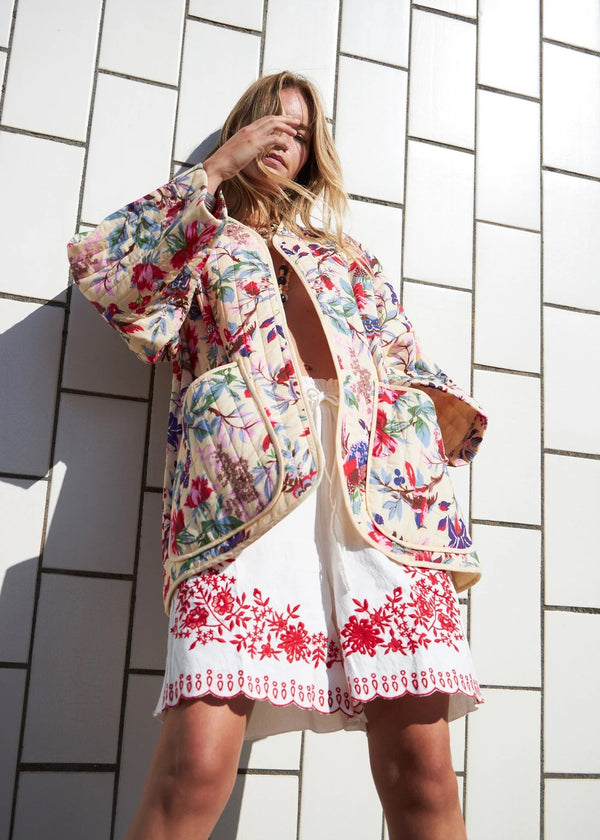 Lollys Laundry Lulu Jacket in a Flower Print