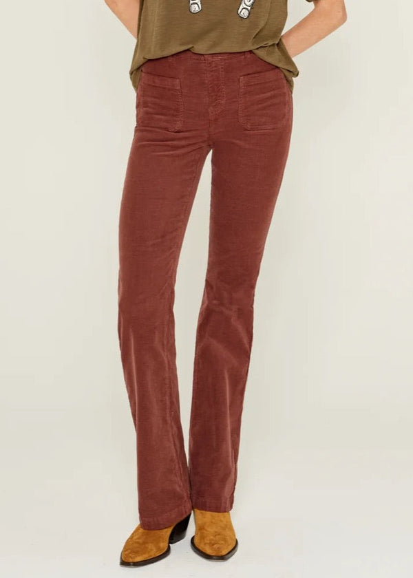 Five Luna Chocolate  Flare Pants