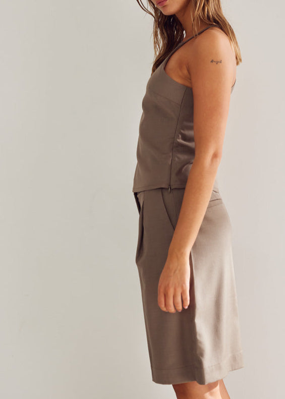 Noella Kaziana Shorts in Timber Brown