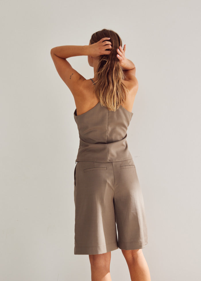 Noella Kaziana Shorts in Timber Brown