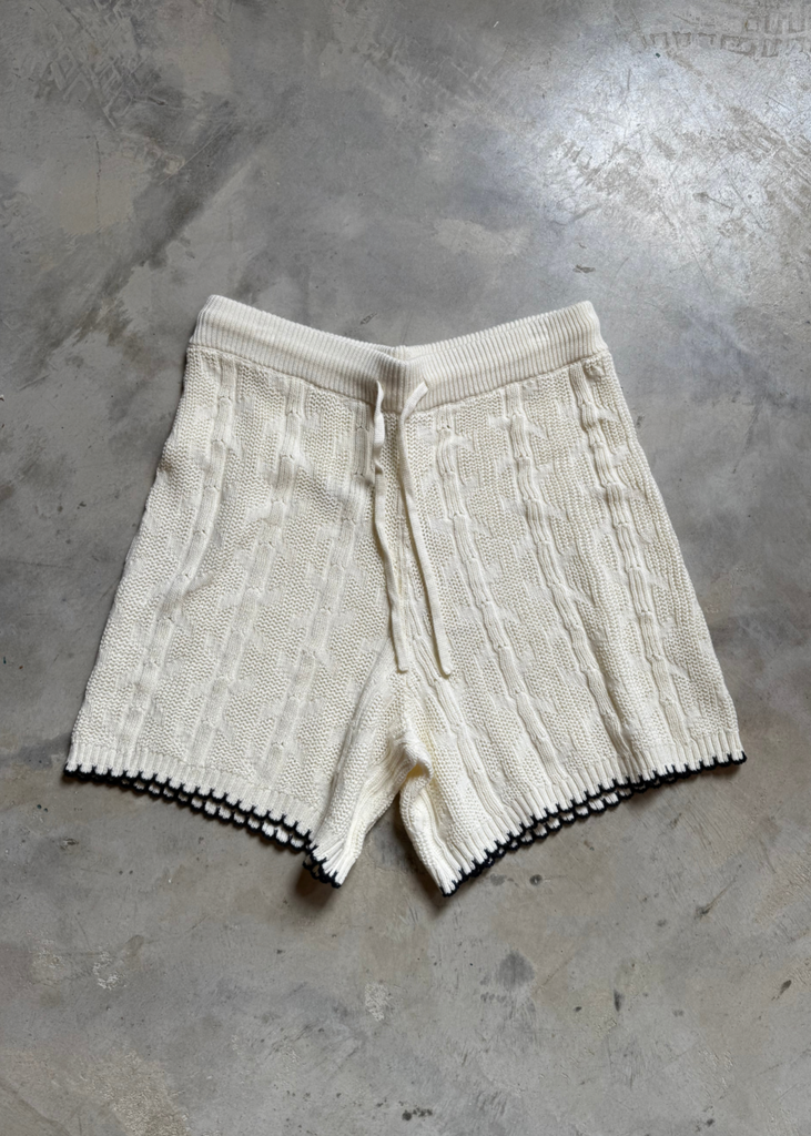 Cotton Knitted Shorts