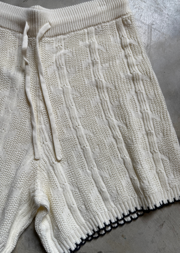 Cotton Knitted Shorts