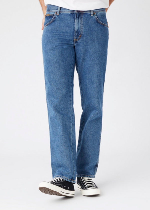 Wrangler Texas Jeans In Vintage Stonewash