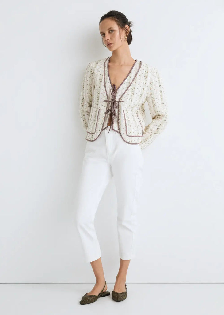 ese O ese Provence Padded Jacket with Flowers