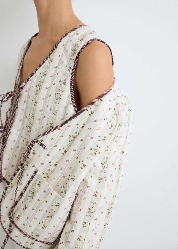 ese O ese Provence Padded Jacket with Flowers