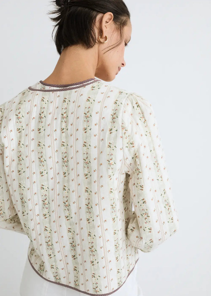 ese O ese Provence Padded Jacket with Flowers