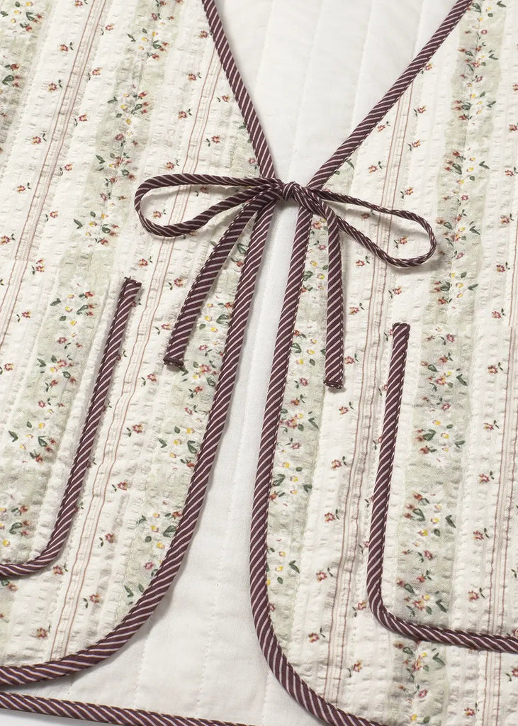 ese O ese Provence Padded Jacket with Flowers