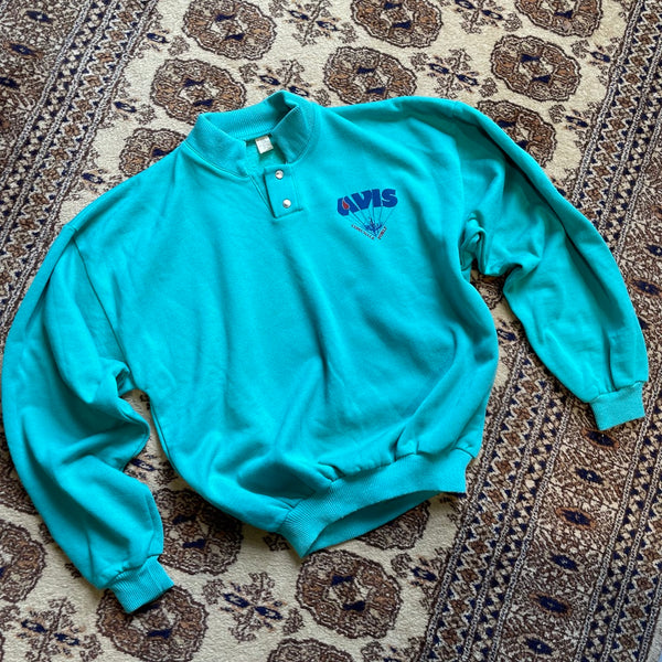 Vintage Turquoise Avis Sweatshirt
