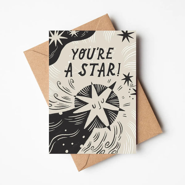 Lauren Marina "You're a star" Congratulations Card