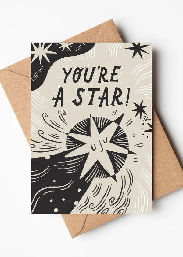 Lauren Marina "You're a star" Congratulations Card