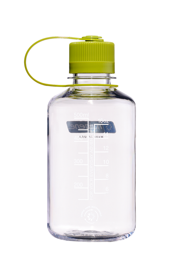 Nalgene Narrow Mouth Sustain 500ml Water Bottle in Clear