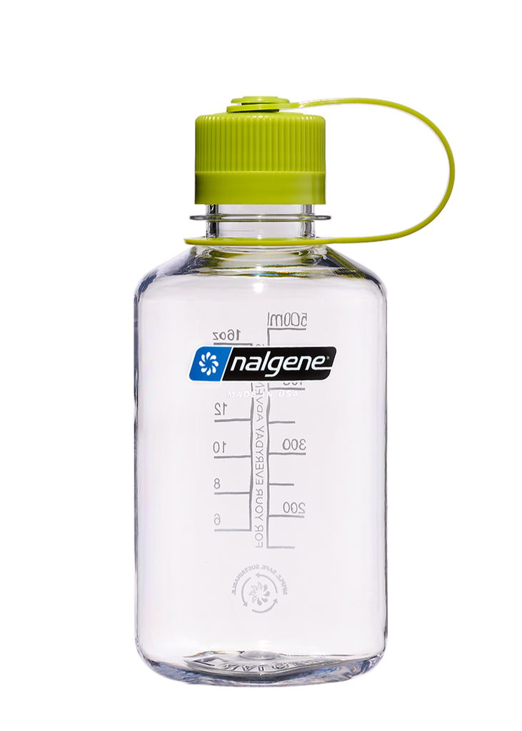 Nalgene Narrow Mouth Sustain 500ml Water Bottle in Clear