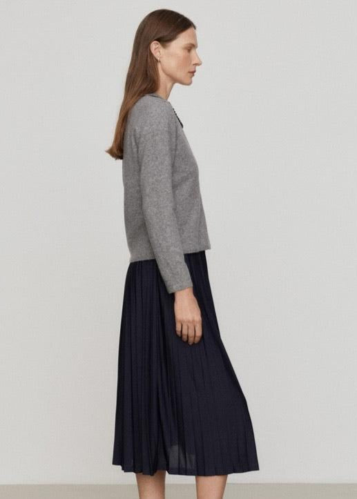 ese o ese Sandy Pleated Midi Skirt