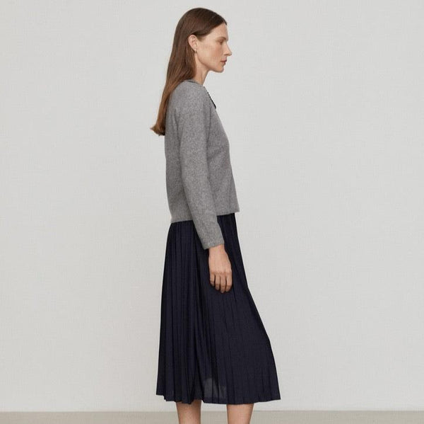 ese o ese Sandy Pleated Midi Skirt