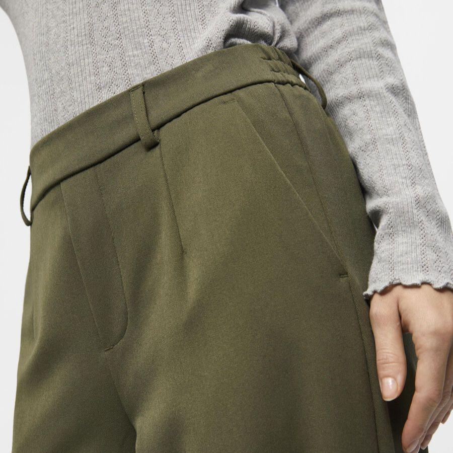 Lisa Wide Leg Trouser in Ivy Green