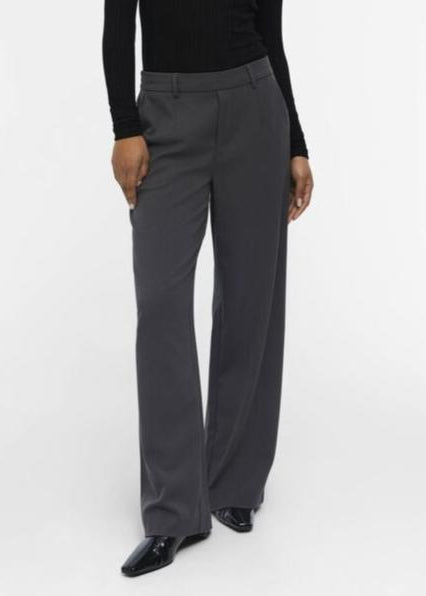 Lisa Wide Leg Trouser in Magnet