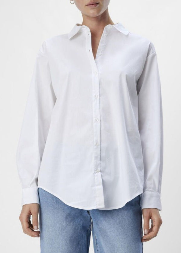 OBJECT Tutta Loose Fit Shirt in White