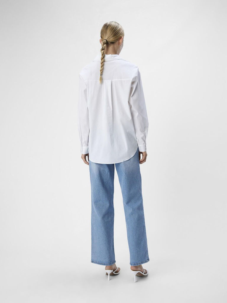 OBJECT Tutta Loose Fit Shirt in White