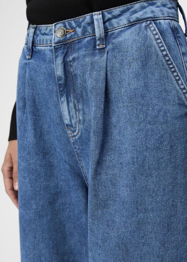 Object Wide Fit Jeans in Medium Blue Denim