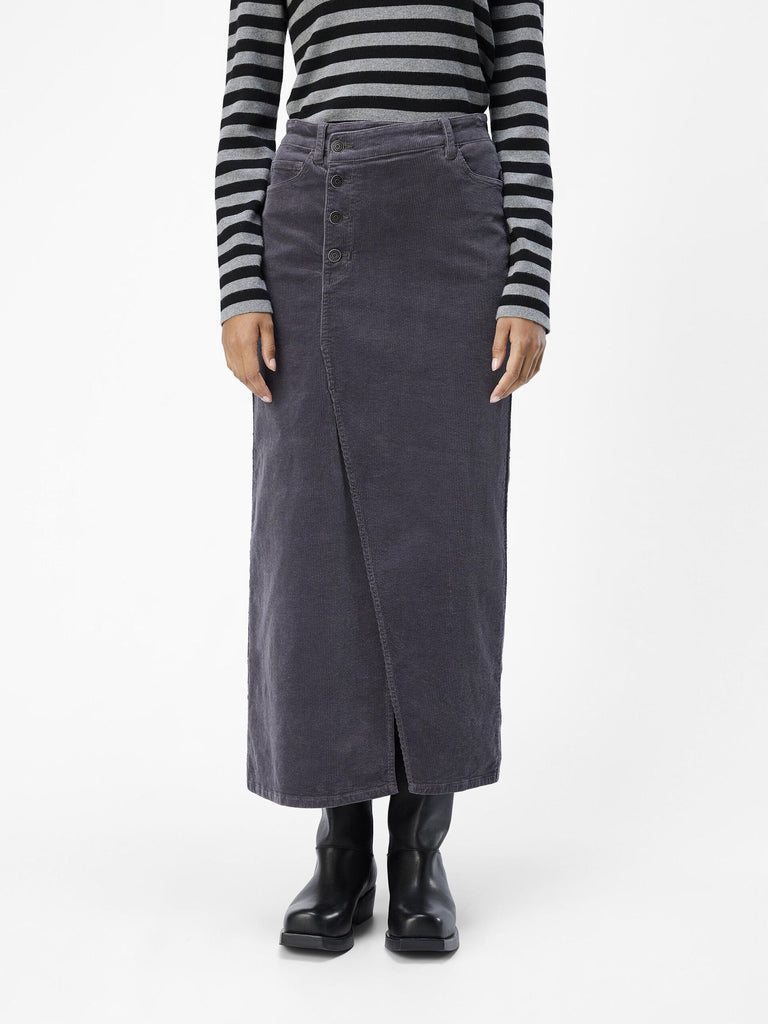 OBJECT Corduroy Maxi Skirt in Magnet