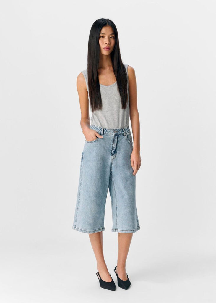Denim Bermuda Shorts