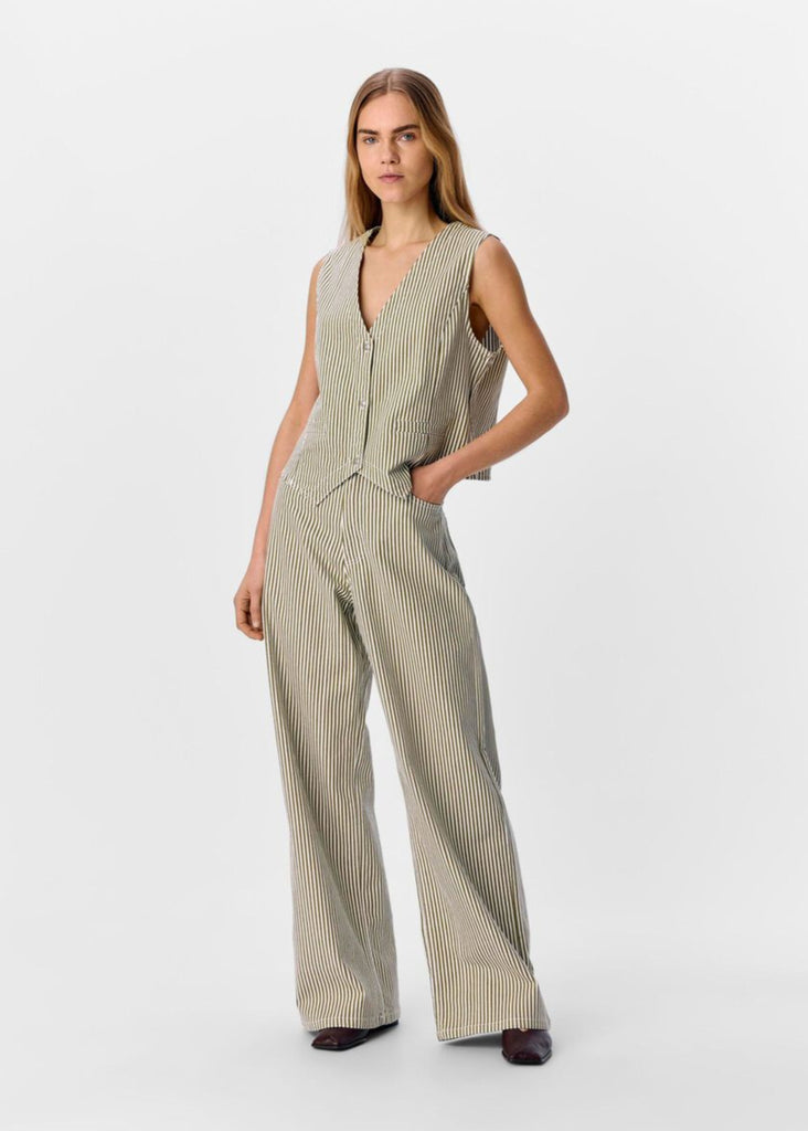 Object Striped Waistcoat