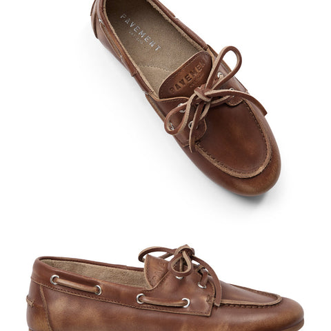 Pavement marin loafers in brown leather