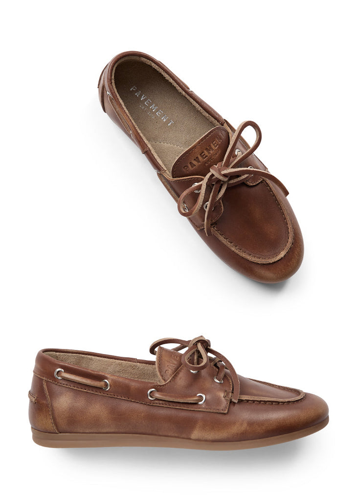 Pavement marin loafers in brown leather