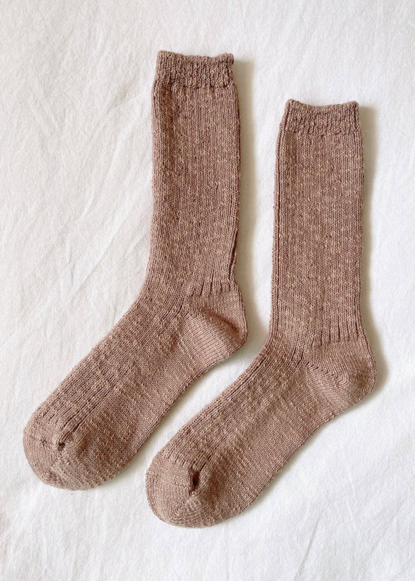 Le Bon Shoppe Cottage Socks in Toffee