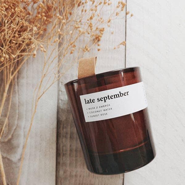 Late September | Coconut + Rose Candle