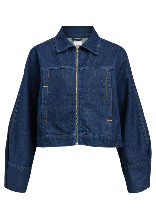 OBJBOLETTA Jacket - Dark Blue Denim