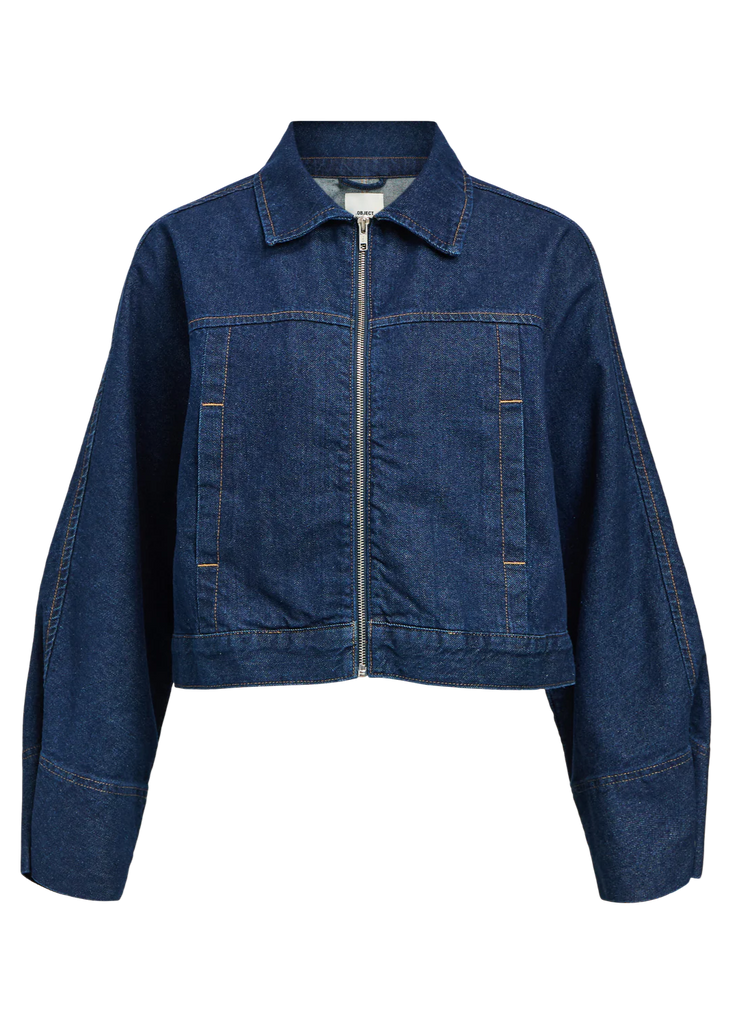 OBJBOLETTA Jacket - Dark Blue Denim