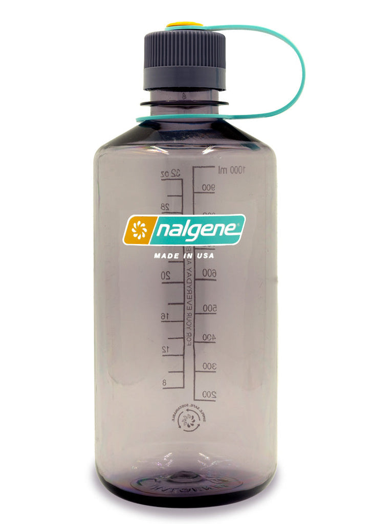 Narrow Mouth Sustain 1L Water Bottle in Aubergine