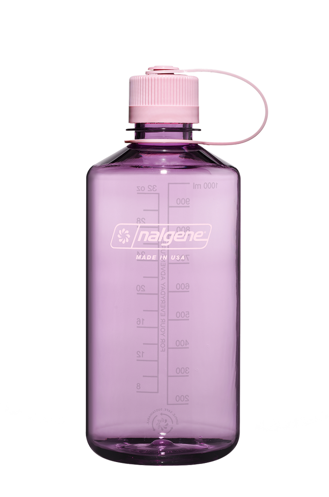 Nalgene Narrow Mouth Sustain 1L Water Bottle in Cherry Blossom