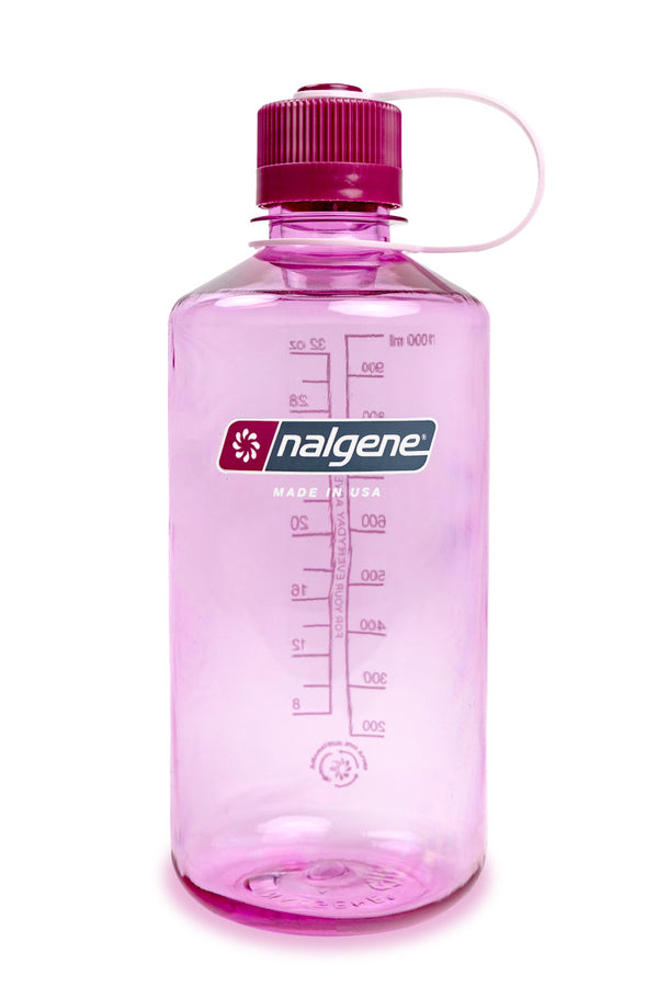 Nalgene Narrow Mouth Sustain 1L Water Bottle in Cosmo