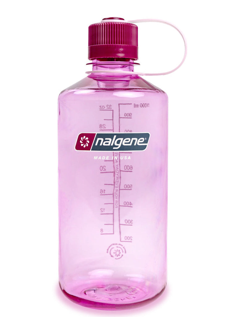 Nalgene Narrow Mouth Sustain 1L Water Bottle in Cosmo