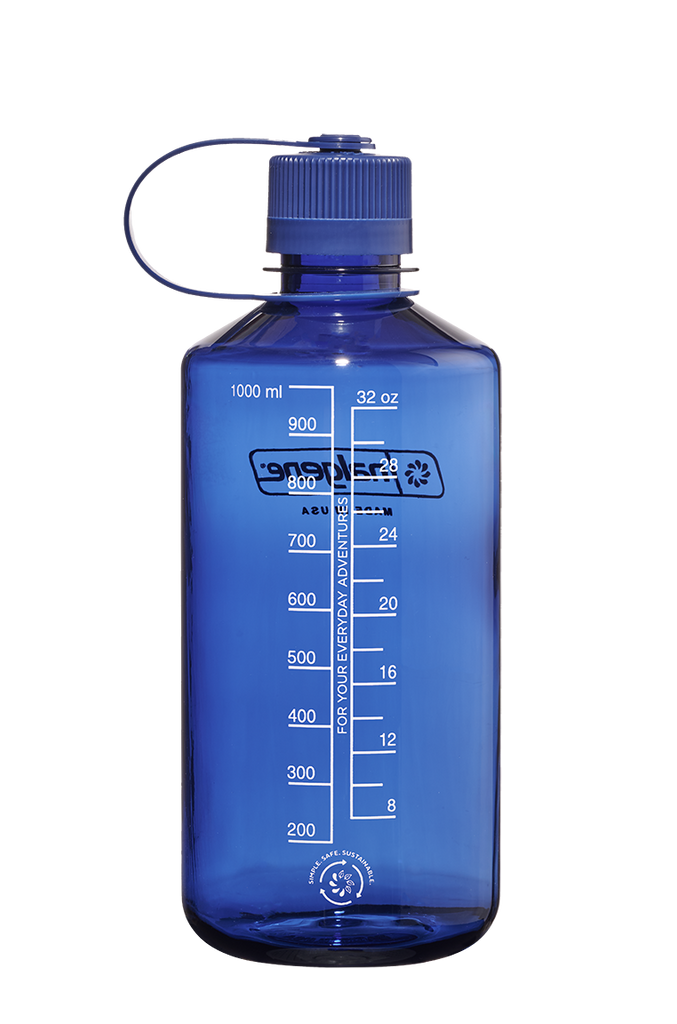 Nalgene Narrow Mouth Sustain 1L Water Bottle in Denim