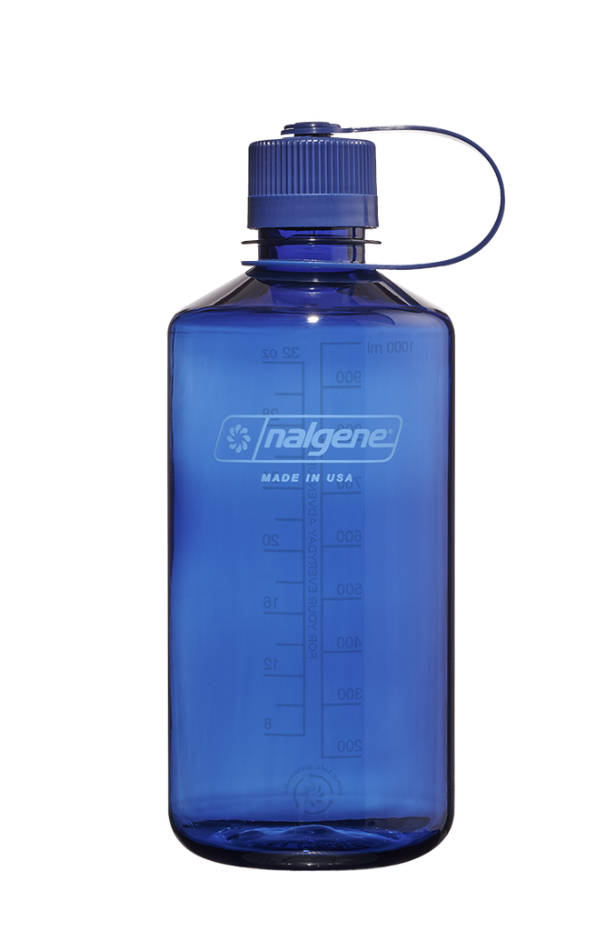 Nalgene Narrow Mouth Sustain 1L Water Bottle in Denim