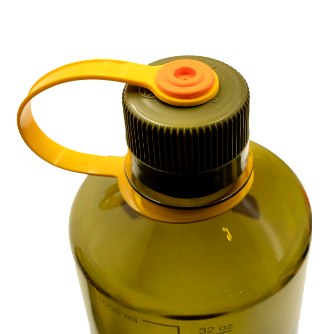 Nalgene Narrow Mouth Sustain 1L Water Bottle in Olive