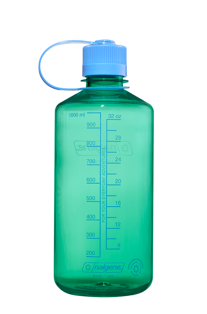 Nalgene Narrow Mouth Sustain 1L Water Bottle in Pastel GreenNalgene Narrow Mouth Sustain 1L Water Bottle in Pastel Green