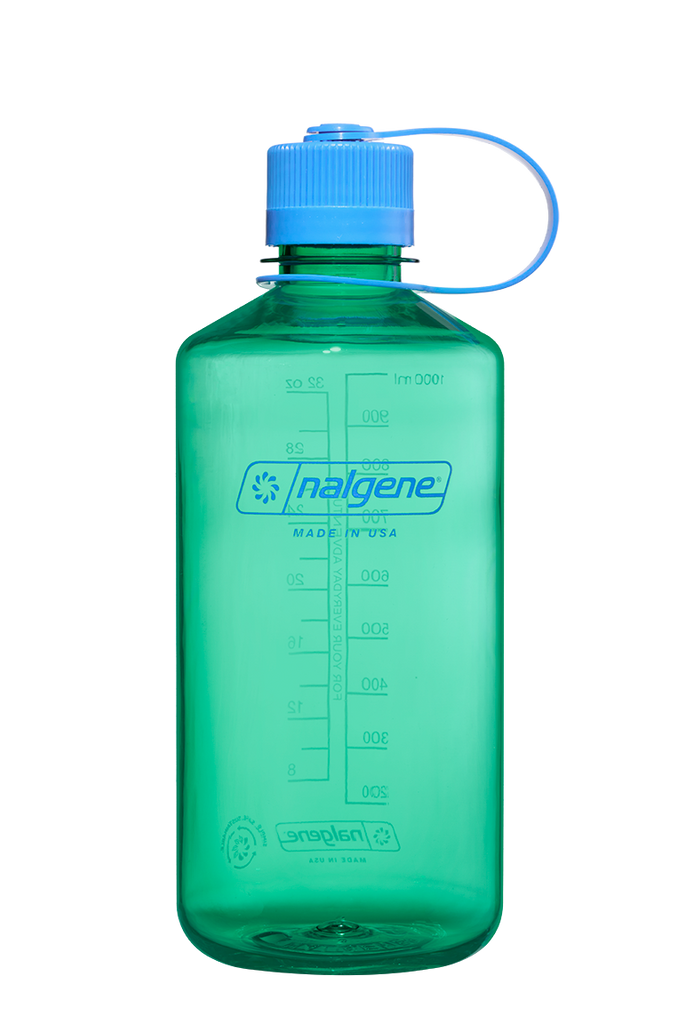 Nalgene Narrow Mouth Sustain 1L Water Bottle in Pastel Green