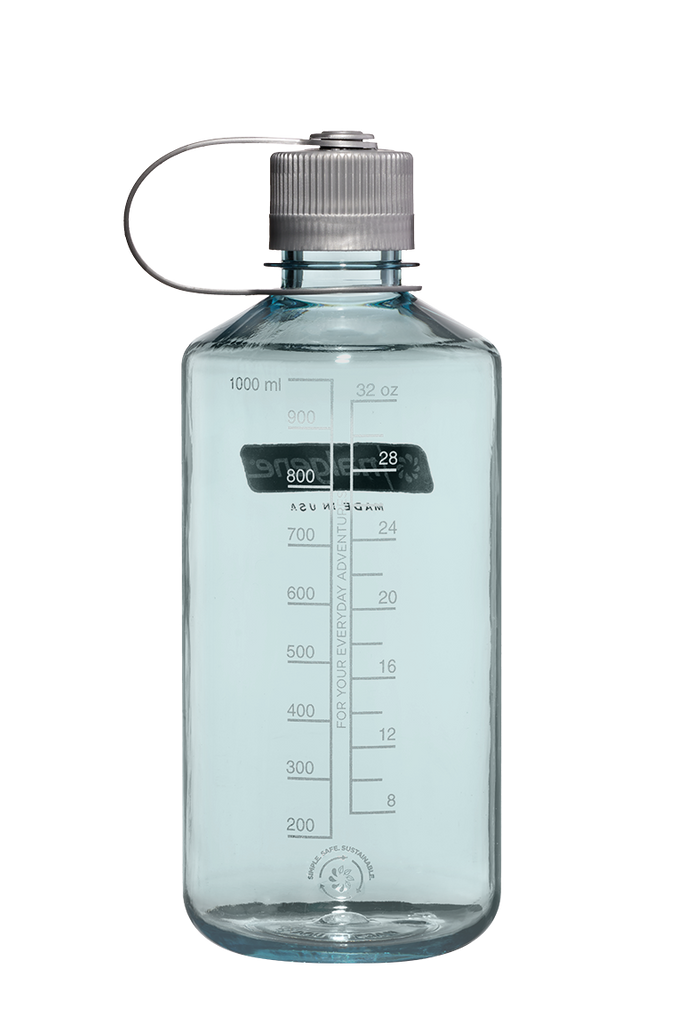 Nalgene Narrow Mouth Sustain 1L Water Bottle in Sea Foam