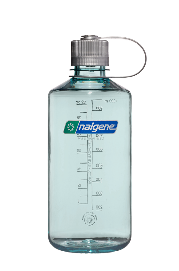 Nalgene Narrow Mouth Sustain 1L Water Bottle in Sea Foam