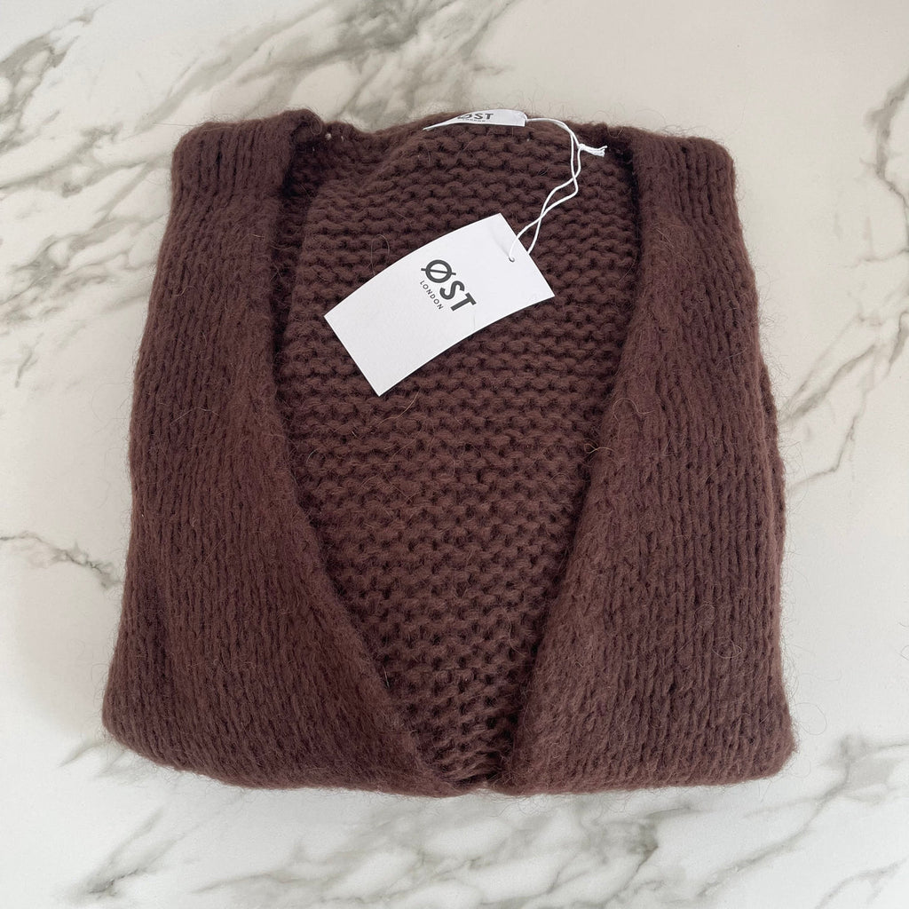 ØST London Smila Cardigan in Brown